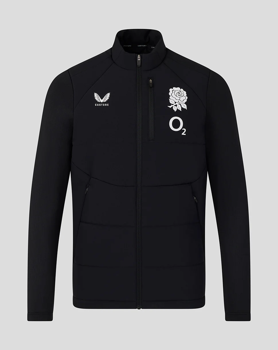 England Rugby Unisex 26/27 Training Thermal Jacket - Black