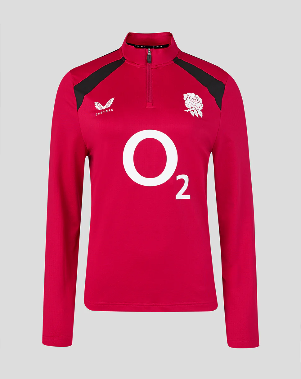 England Rugby Women's 26/27 Training Midlayer Top - Red
