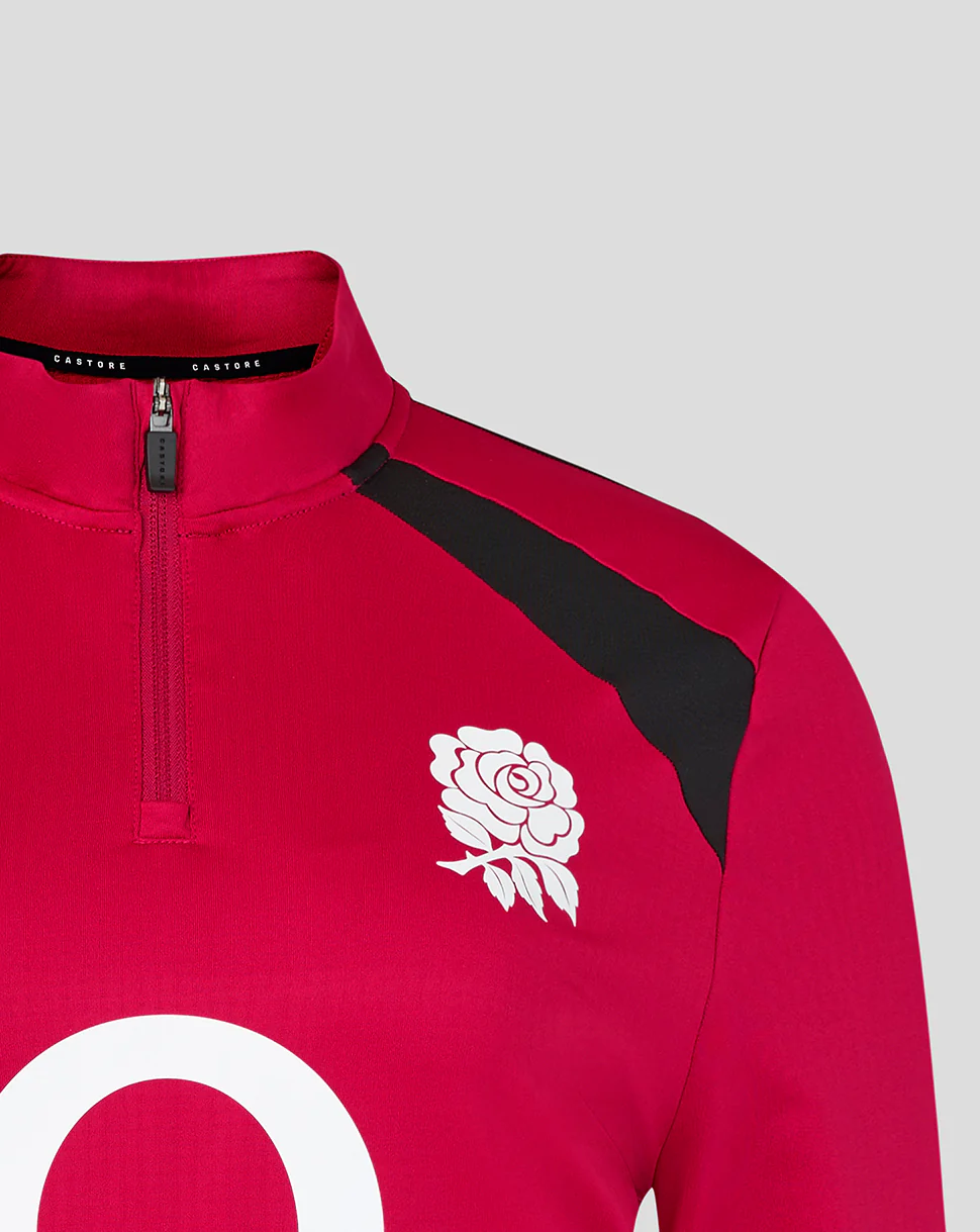 England Rugby Women's 26/27 Training Midlayer Top - Red - Image 4