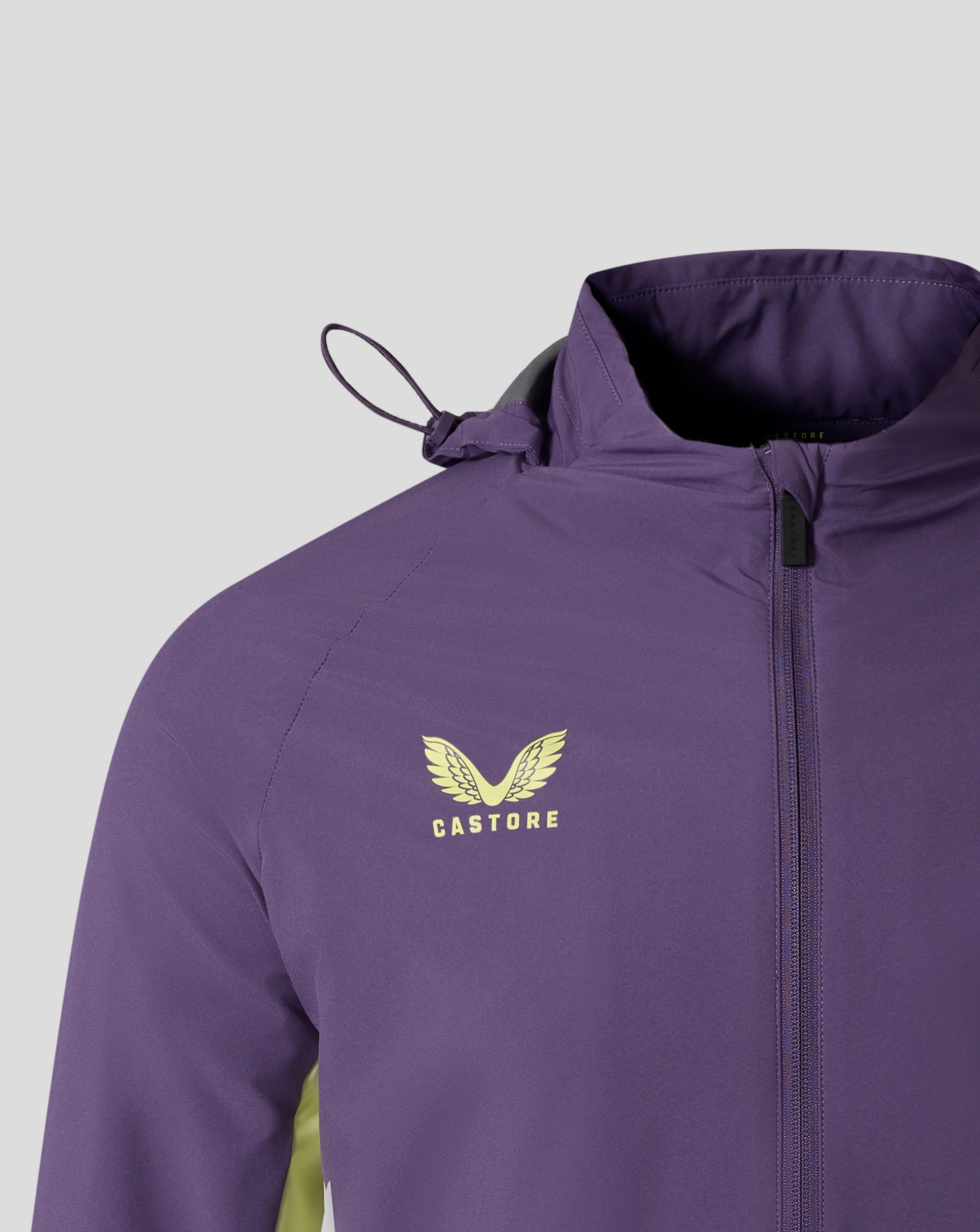 Everton FC Men's 25/26 Performance Packable Hood Shower Jacket - Loganberry - Image 4