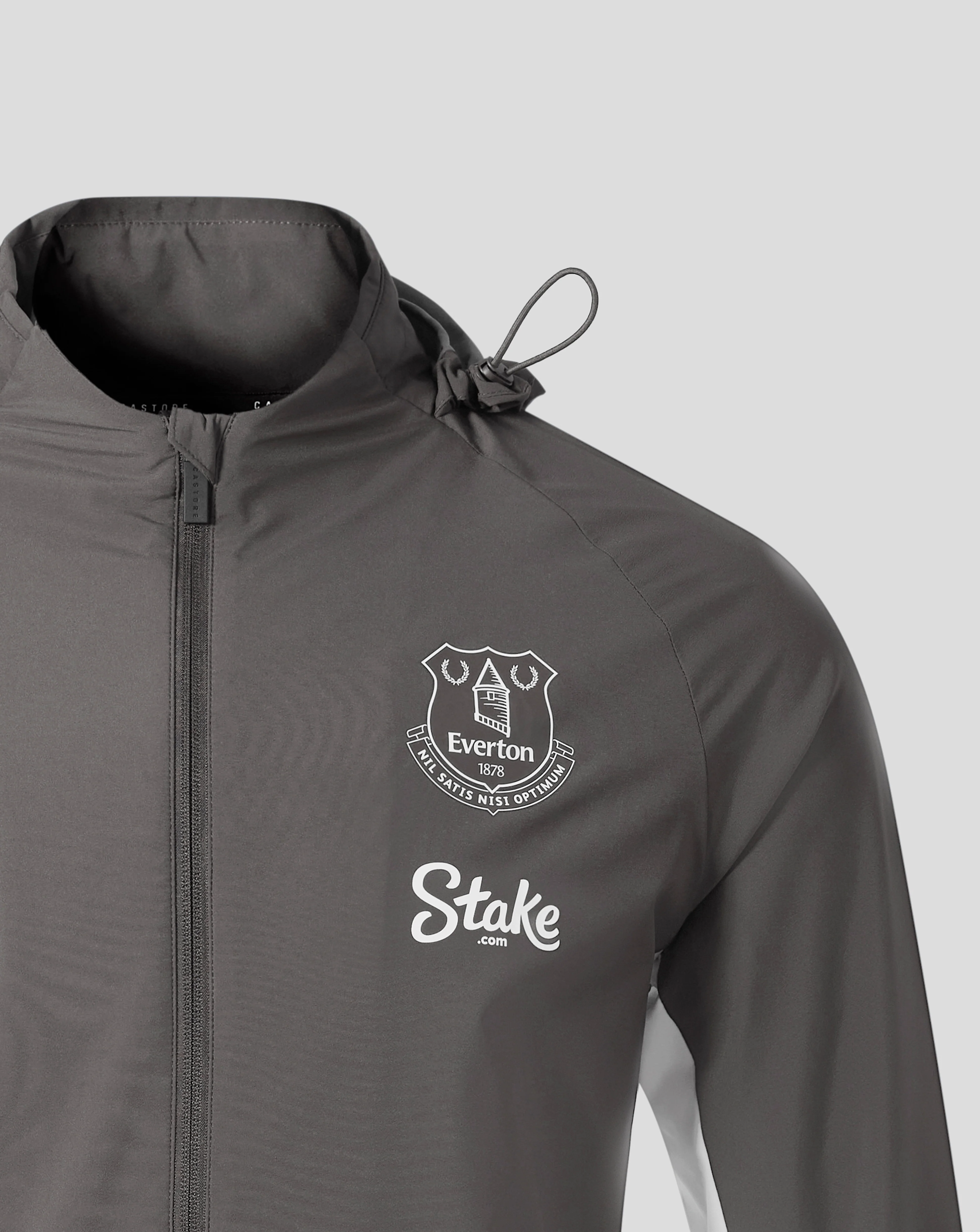 Everton FC Men's 25/26 Performance Packable Hood Shower Jacket - Thunderstorm - Image 4
