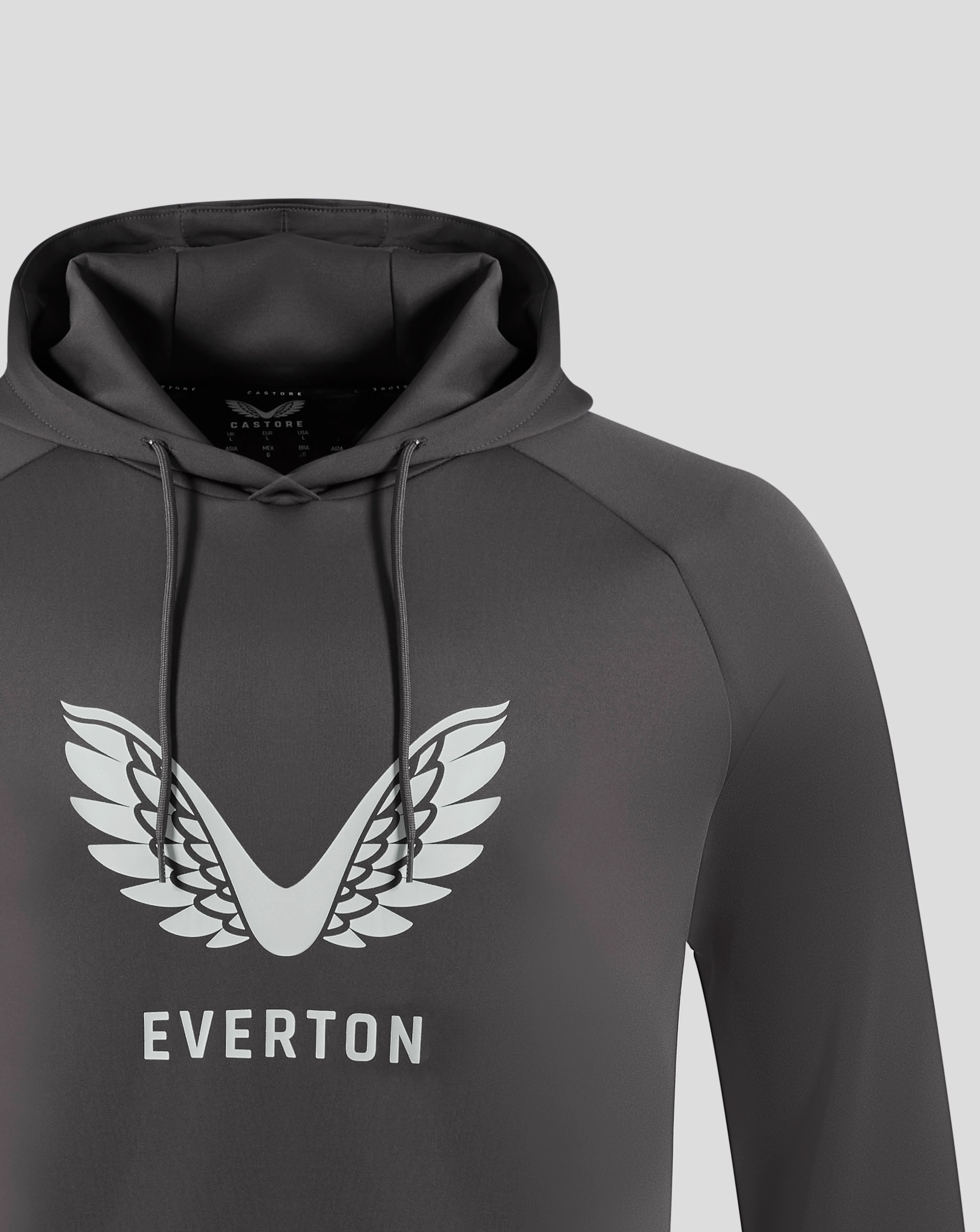 Everton FC Men's 25/26 Presentation Scuba Logo Hoodie - Thunderstorm - Image 3