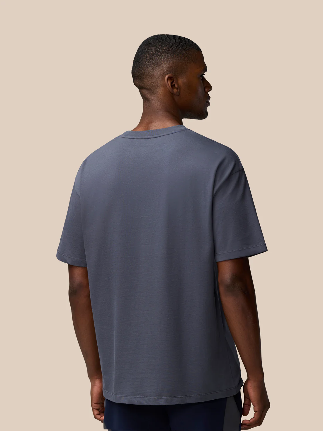 Flex Cotton T-Shirt- Pewter/Alloy - Image 3