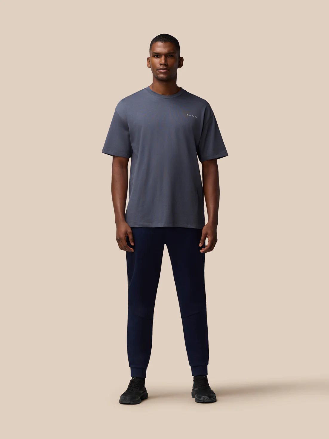 Flex Cotton T-Shirt- Pewter/Alloy - Image 4