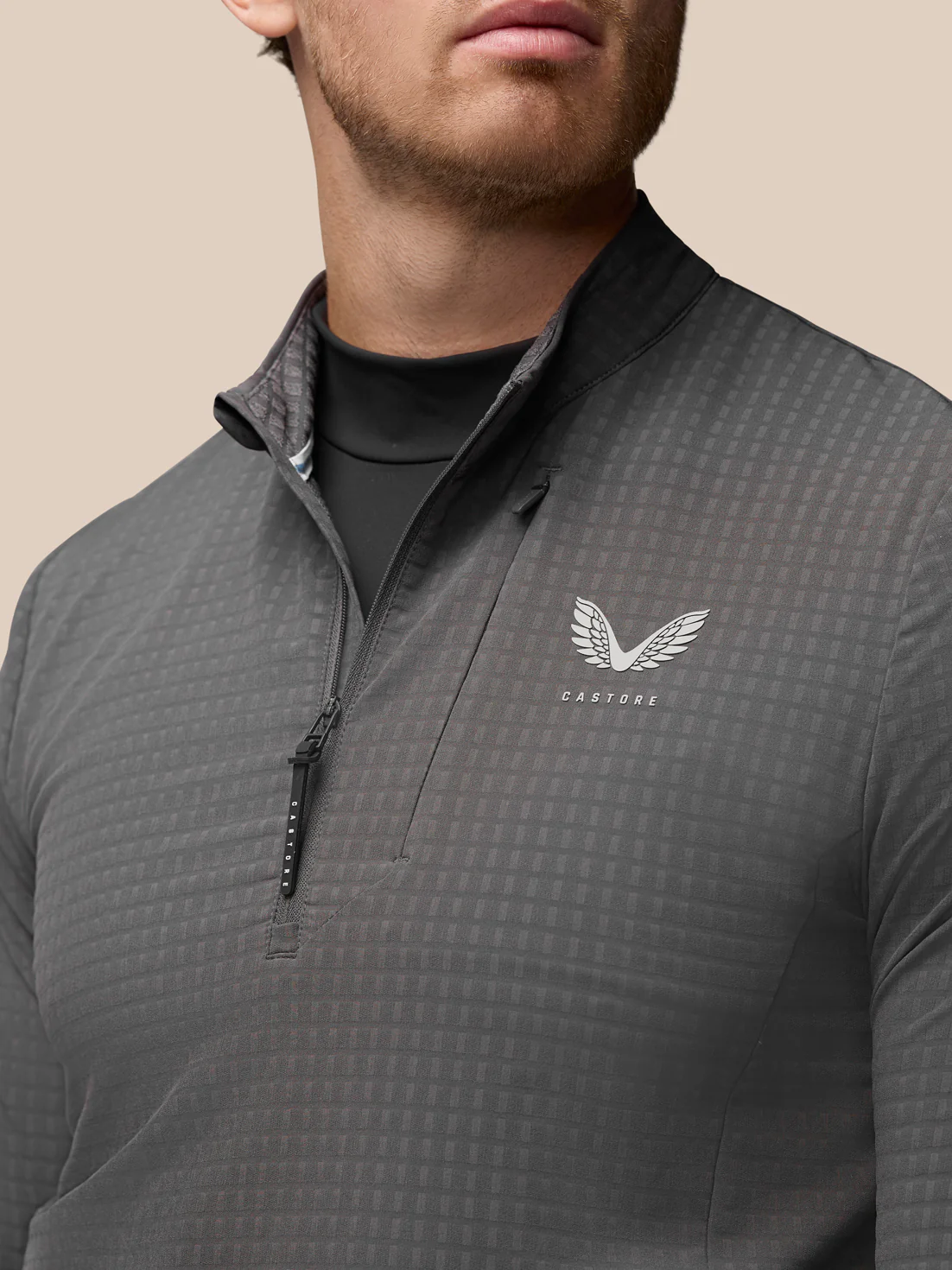 Golf 1/2 Zip Top - Grey - Image 4