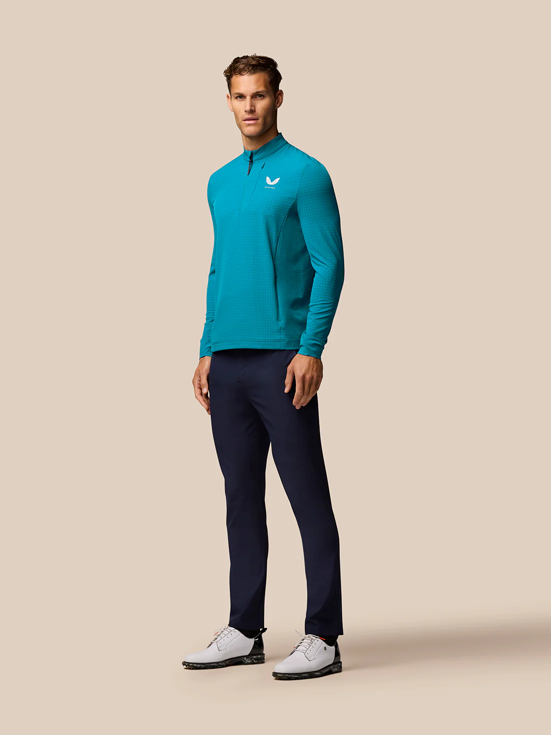 Golf 1/2 Zip Top - Blue - Image 3
