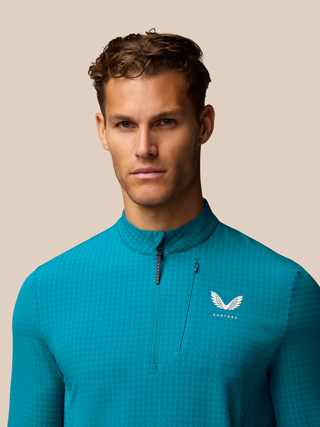 Golf 1/2 Zip Top - Blue - Image 4