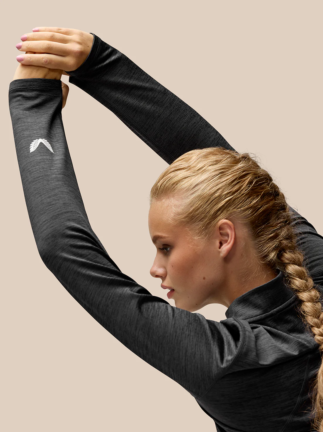 Flow Training 1/2 Zip Top - Black - Image 5