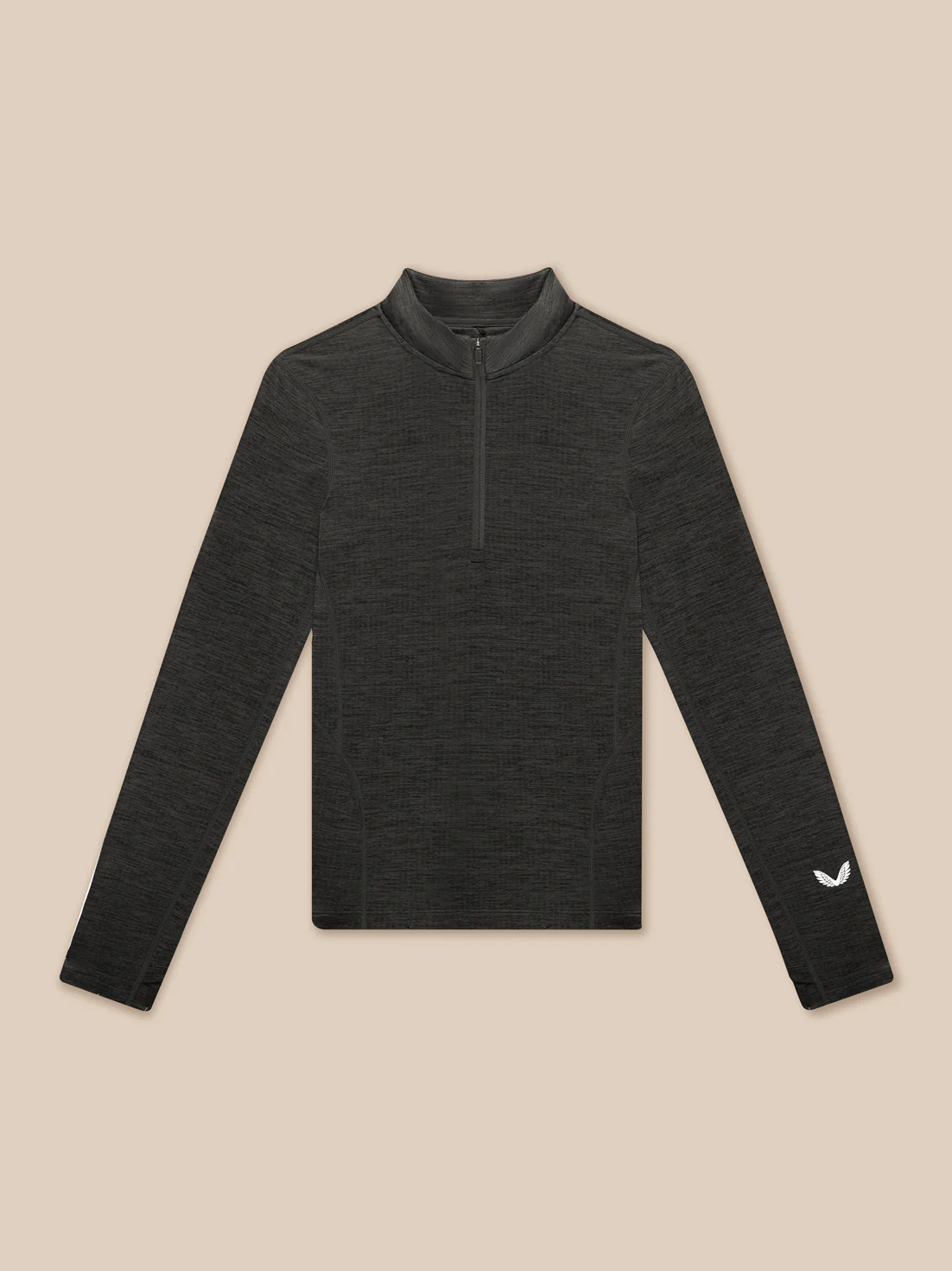 Flow Training 1/2 Zip Top - Black - Image 7