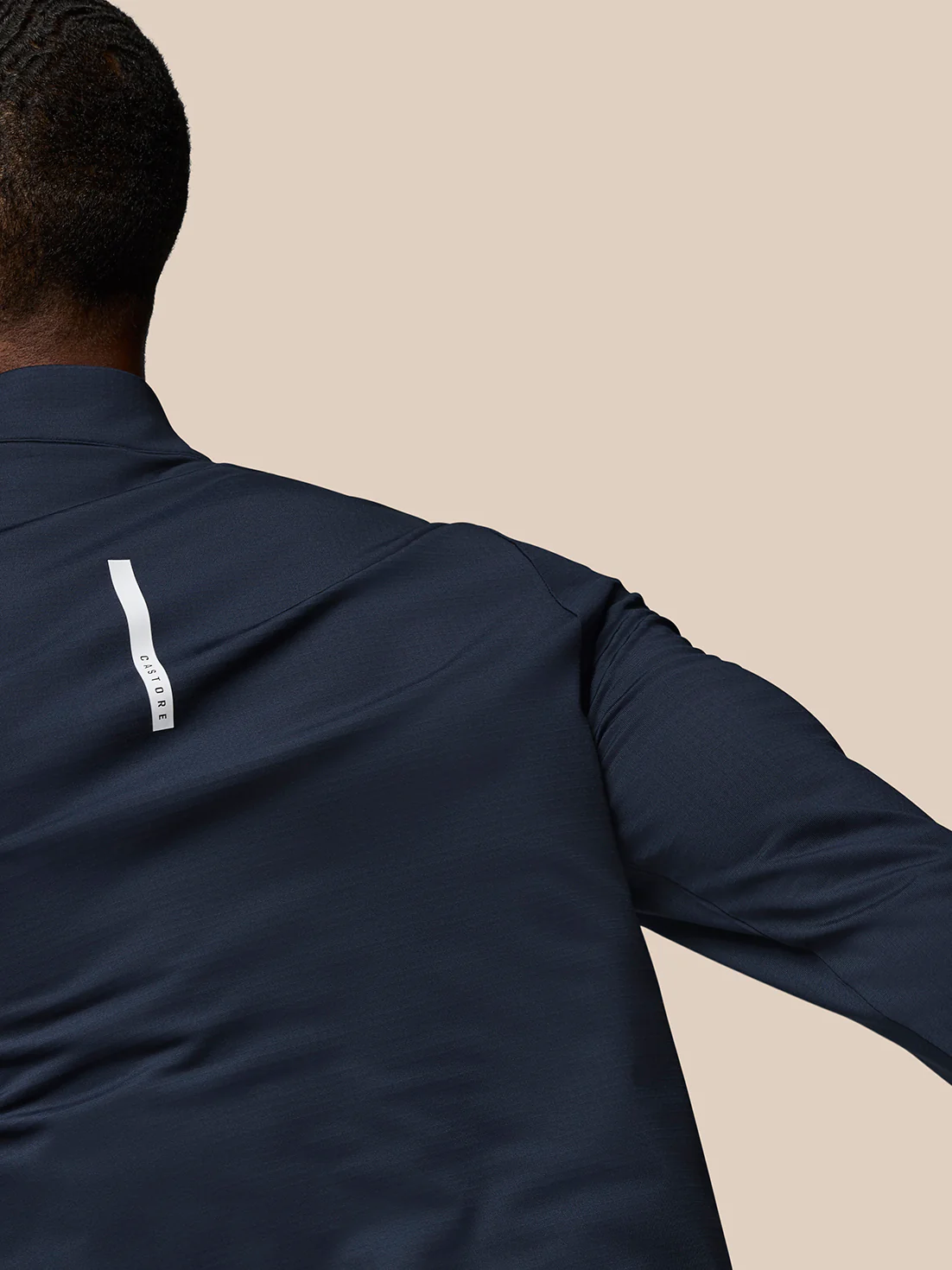 Flow Quarter Zip Sweater Top - Navy - Image 4