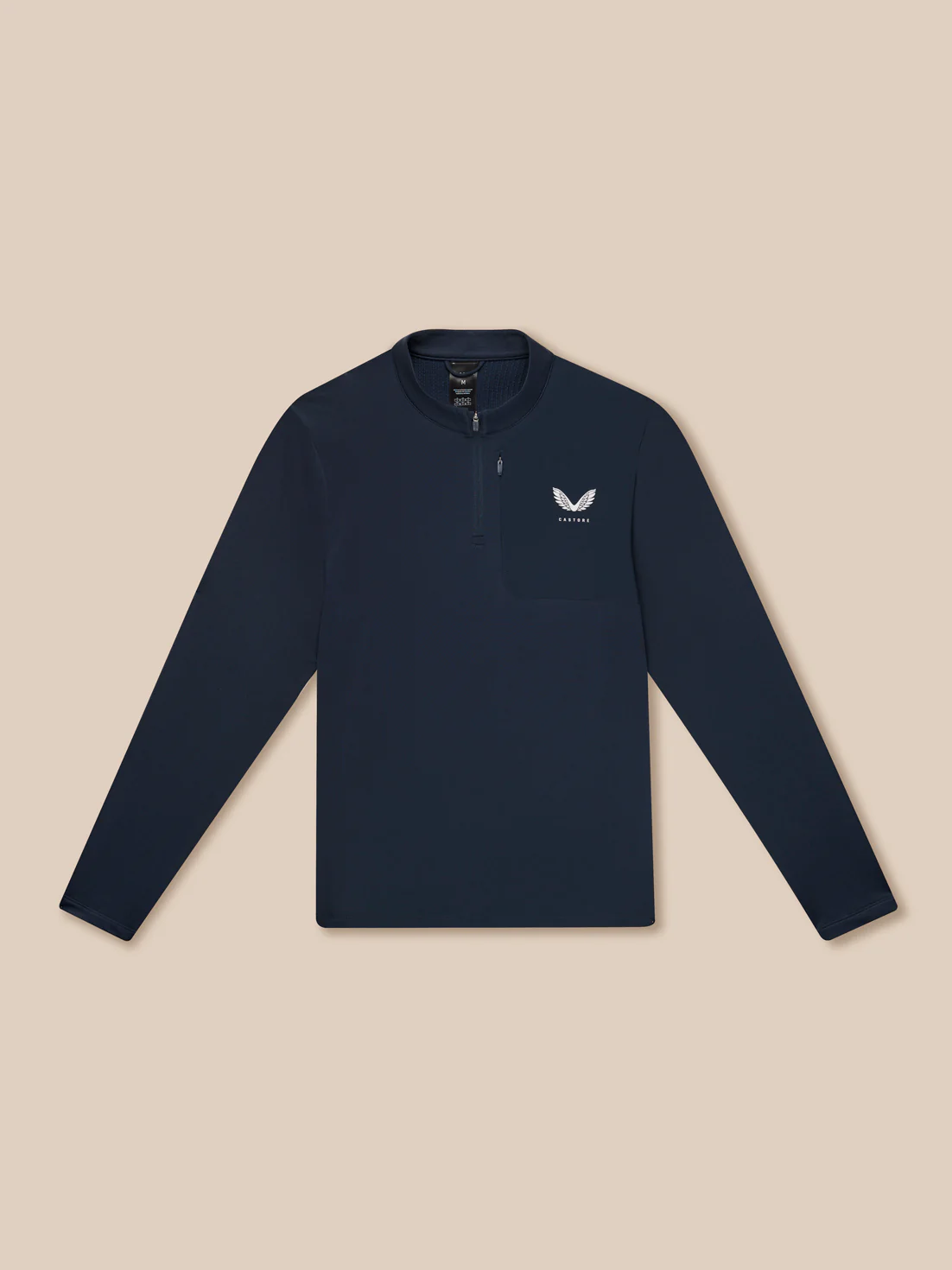 Flow Quarter Zip Sweater Top - Navy - Image 7