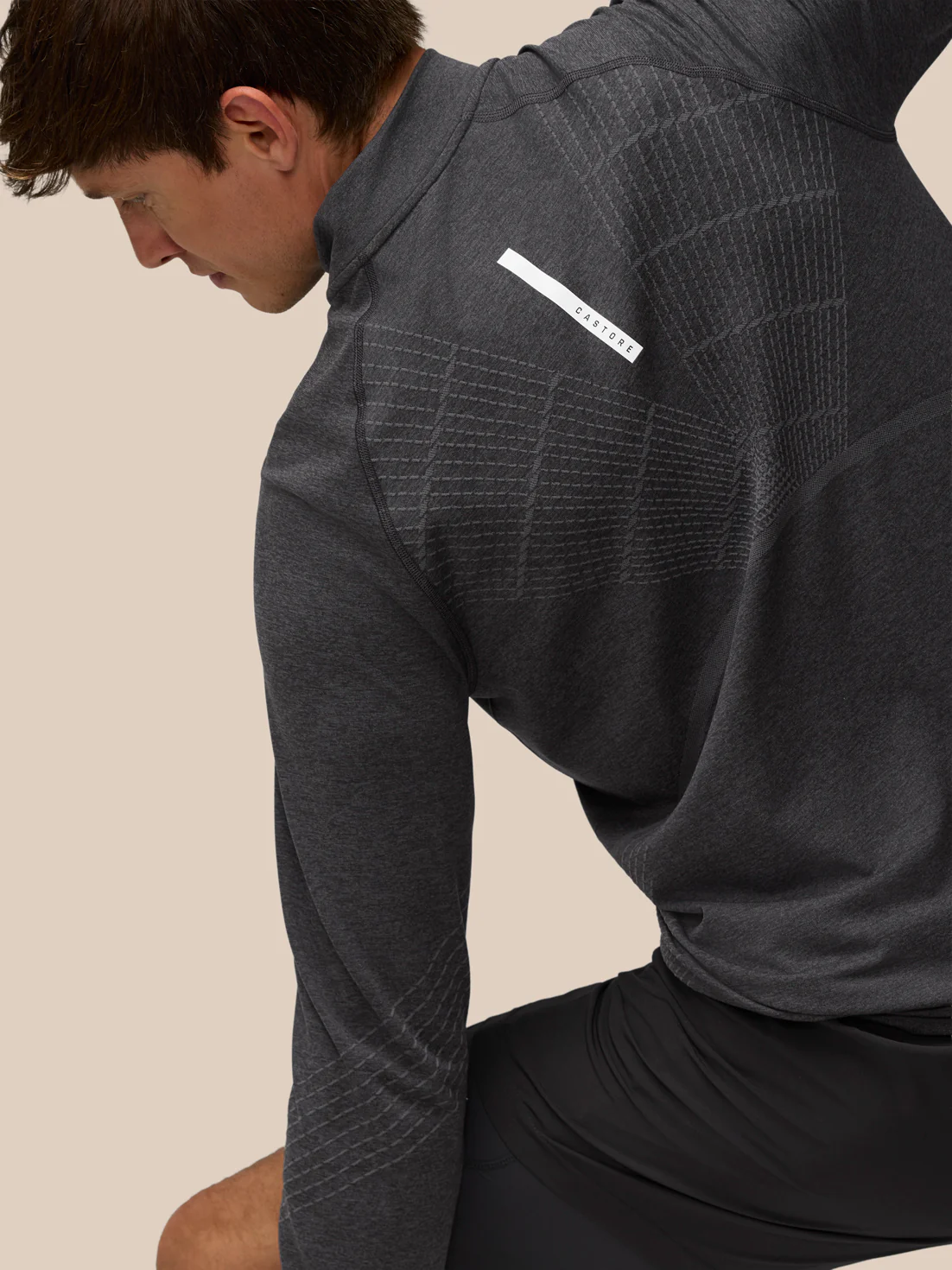 Flow Training 1/4 Zip Top - Black - Image 2
