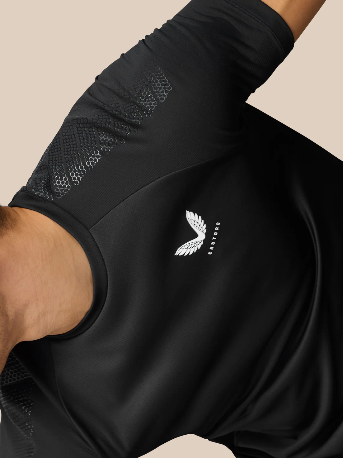 Flow Training Muscle Grip T-Shirt  - Black - Image 3
