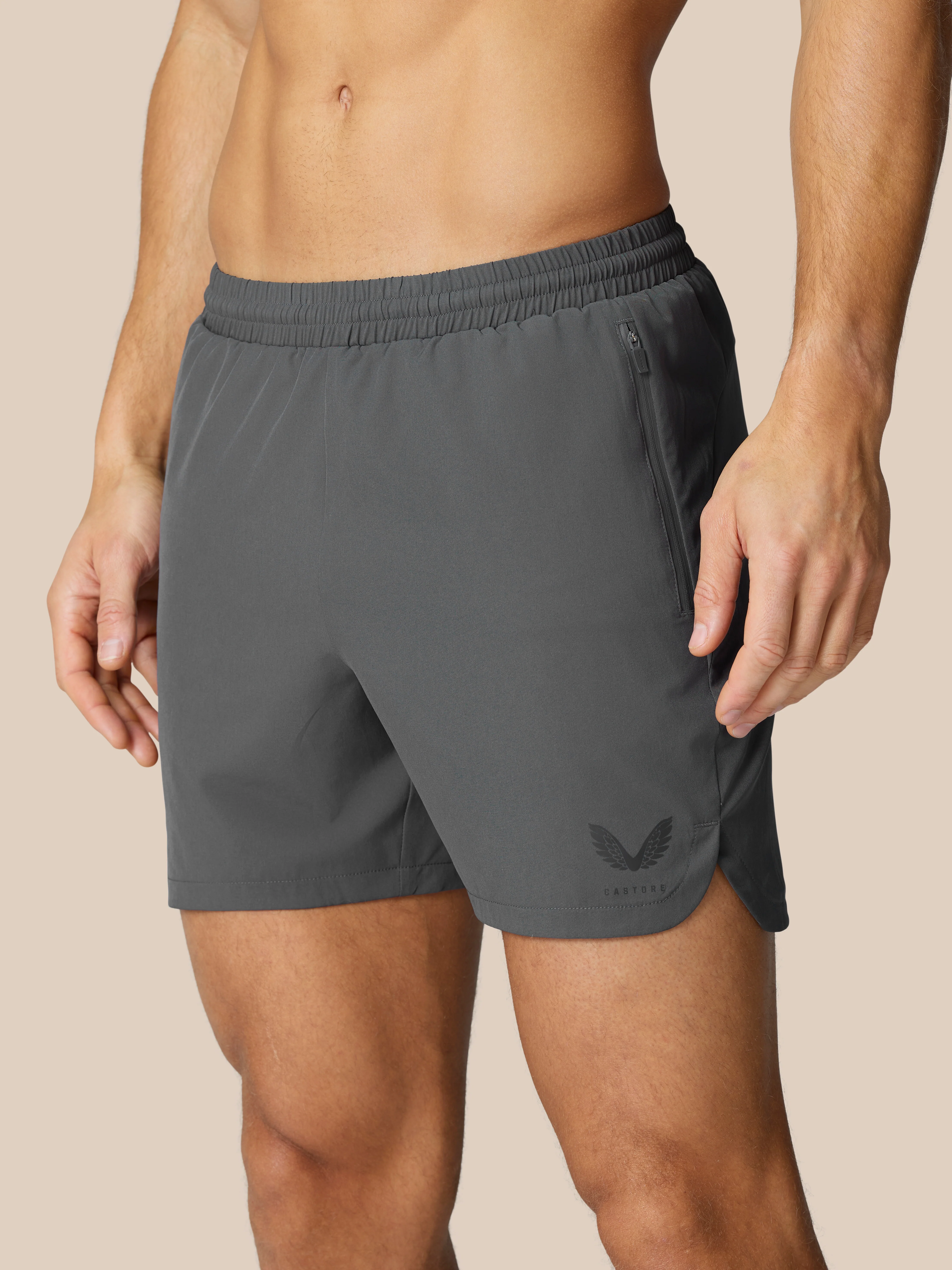 Flow Training Shorts - Gunmetal
