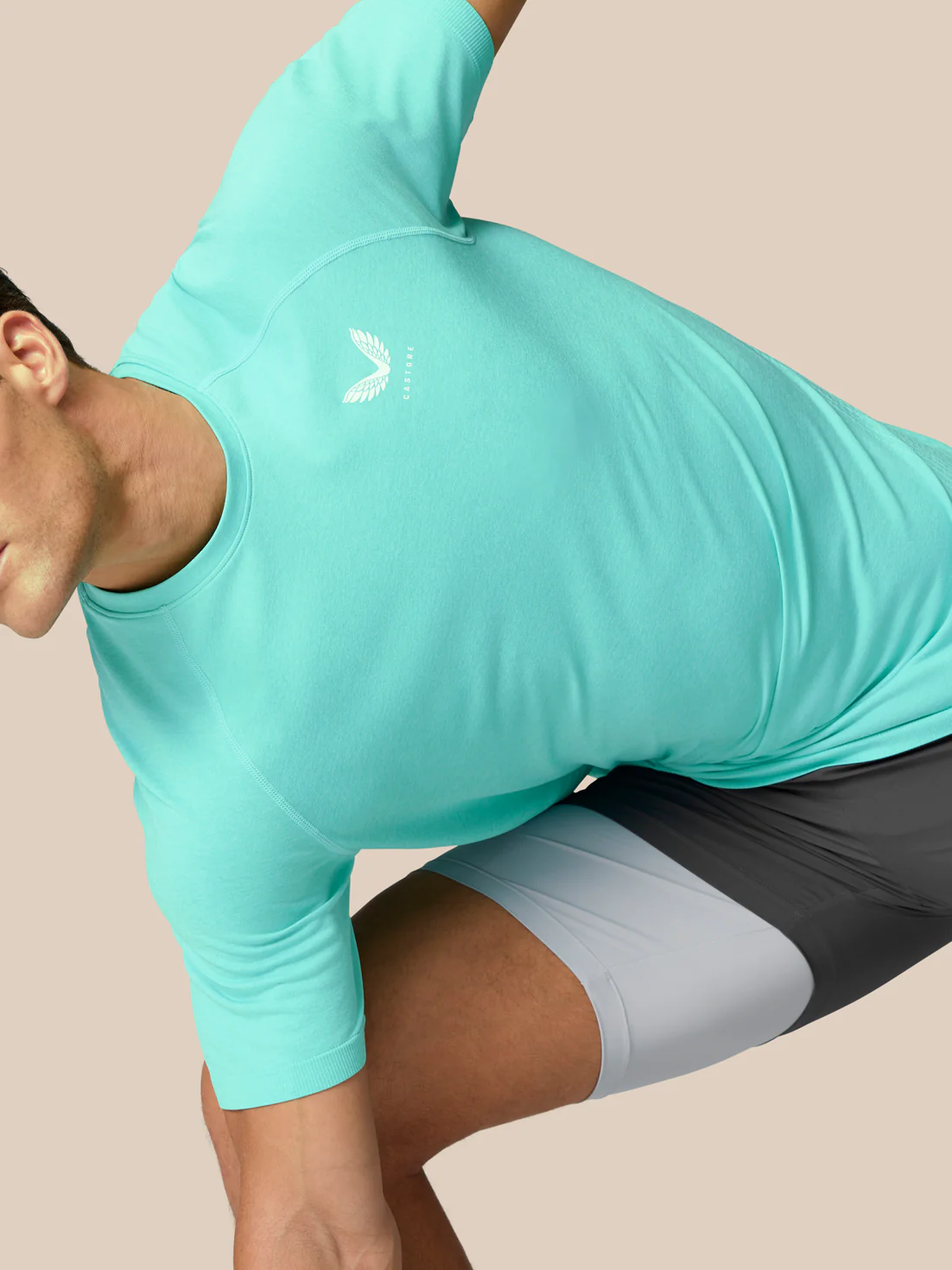 Flow Training T-Shirt - Light Aqua - Image 3