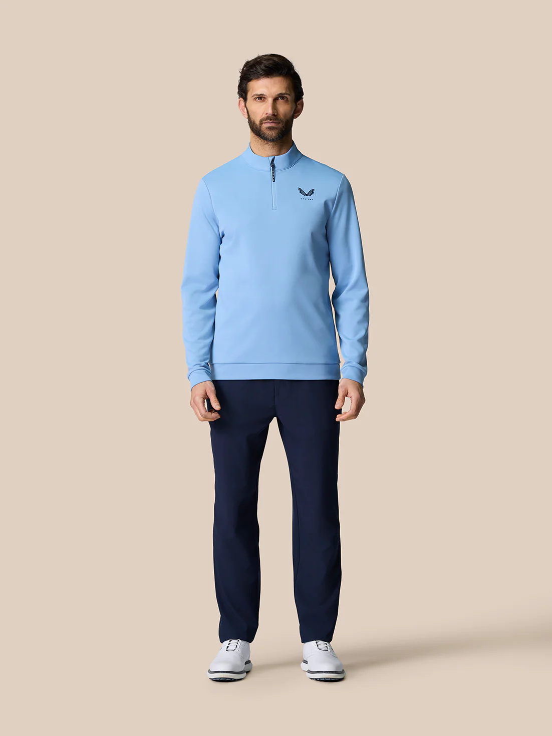 Golf Club Classic 1/4 Zip Top - Sky Blue - Image 6
