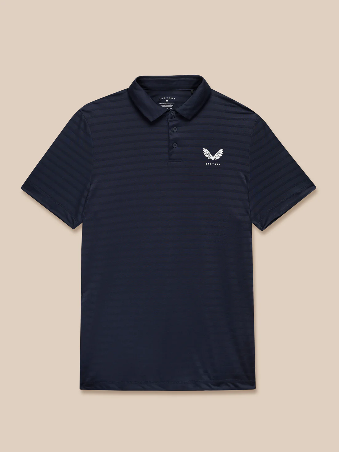 Golf Pinnacle Pique Stripe Polo - Navy - Image 7