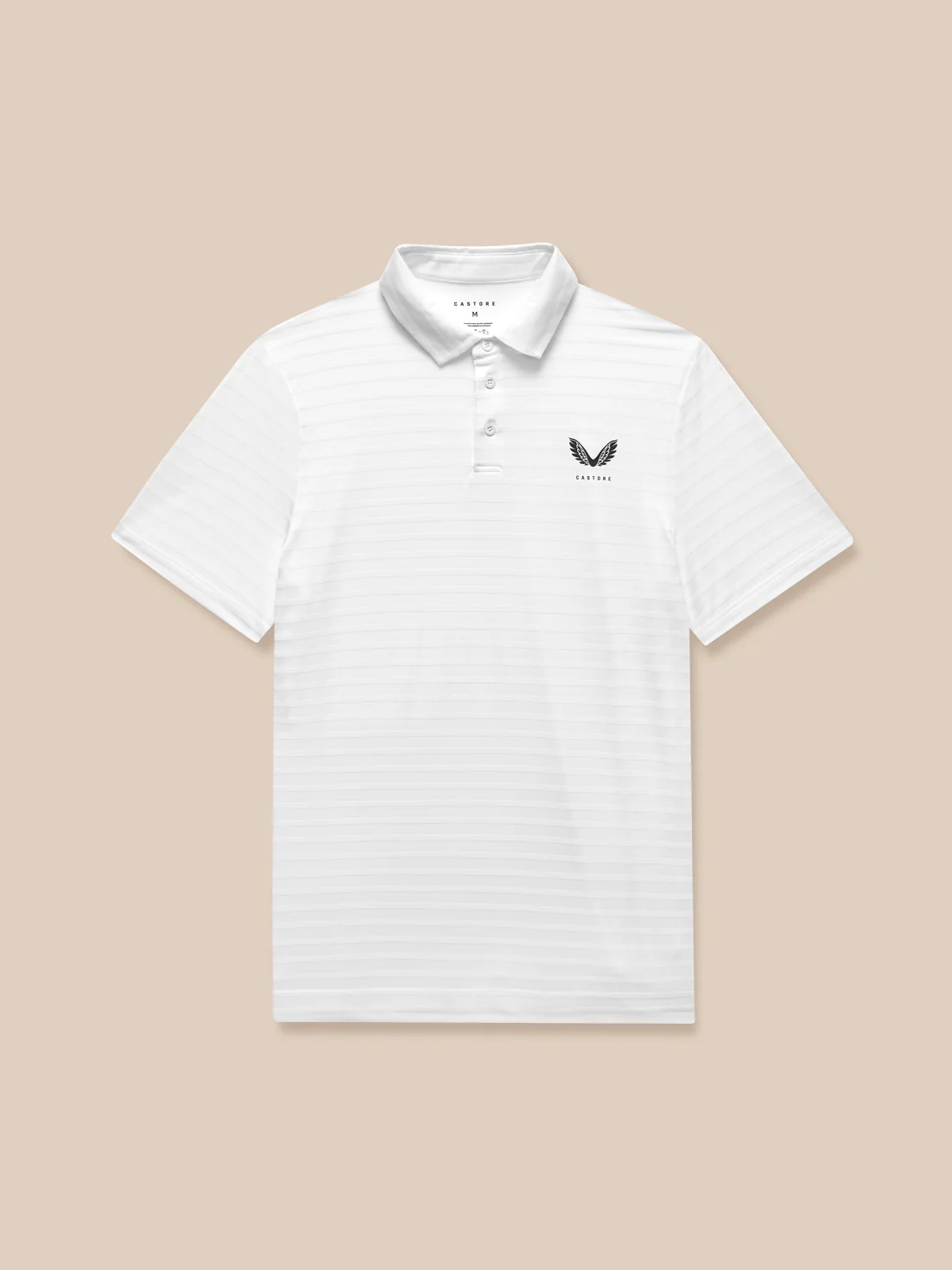 Golf Pinnacle Pique Stripe Polo - White - Image 7