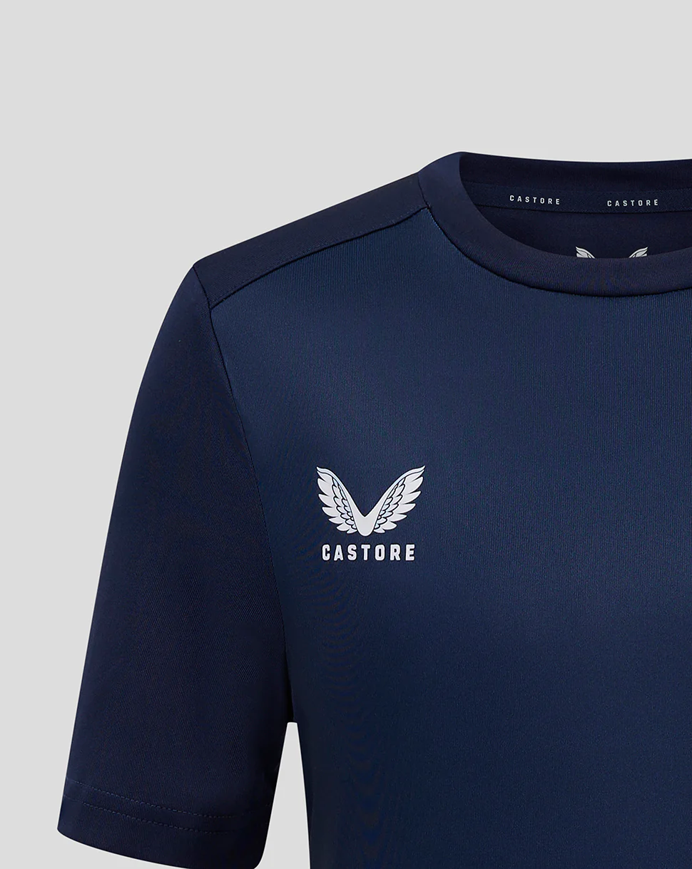 Gradient Printed ss Training Tee - Peacoat/Blueprint - Image 2