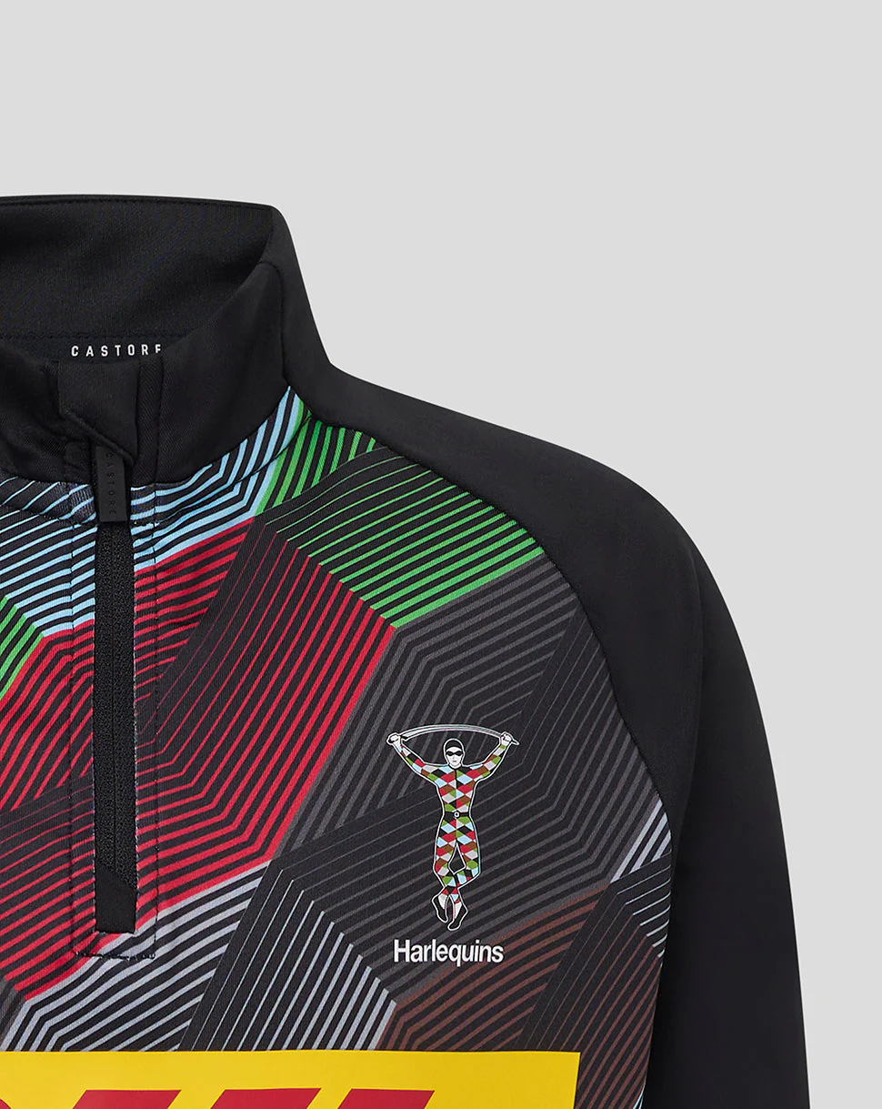 Harlequins Junior's 25/26 Matchday Quarter Zip Top - Image 3
