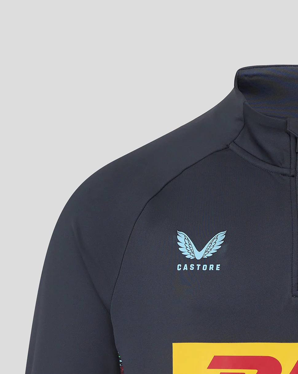 Harlequins Men's 25/26 Training 1/4 Zip - Ebony - Image 3