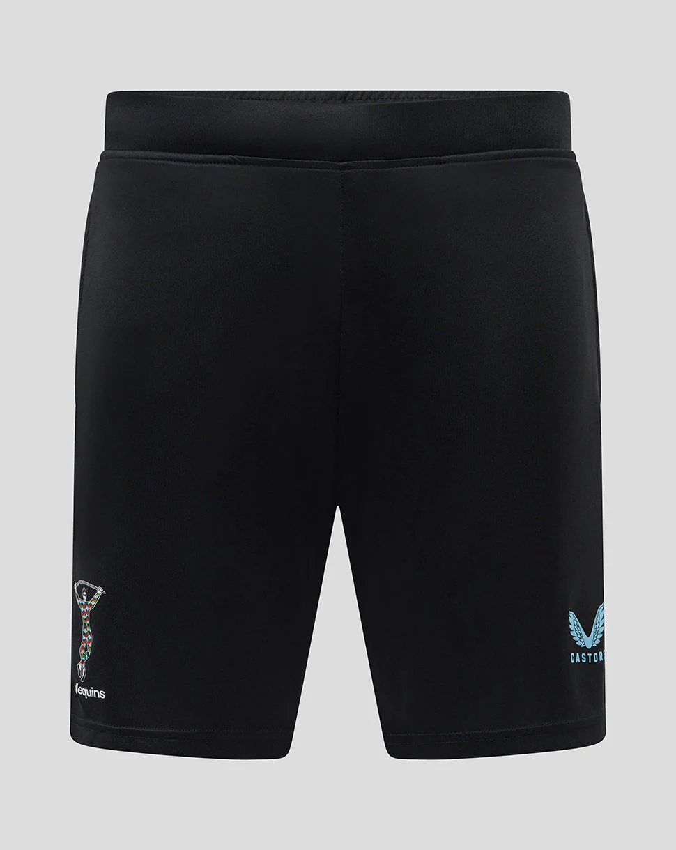 Harlequins Men's 25/26 Training Knit Shorts - Caviar