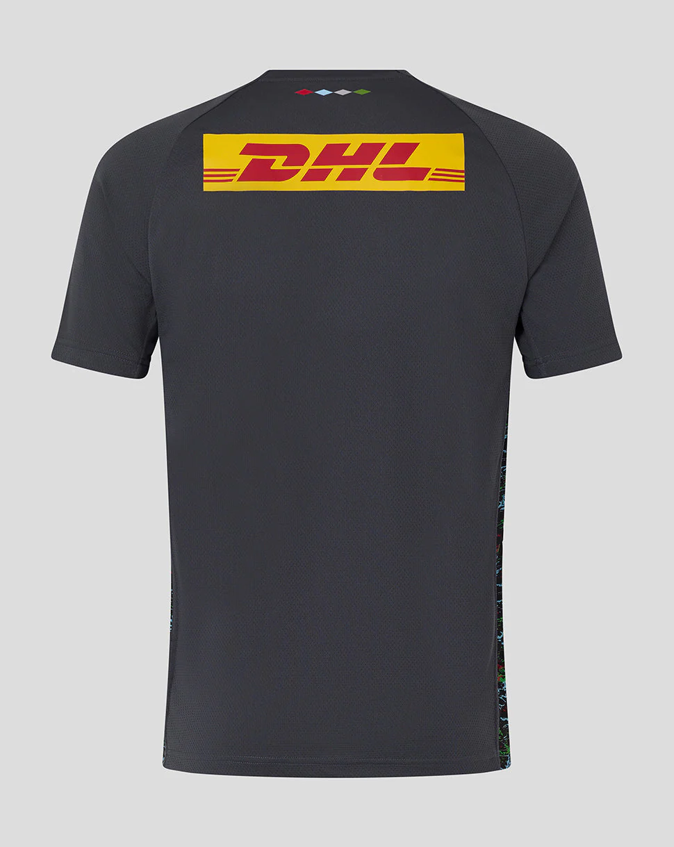 Harlequins Men's 25/26 Training Short Sleeve Tee - Ebony - Image 5