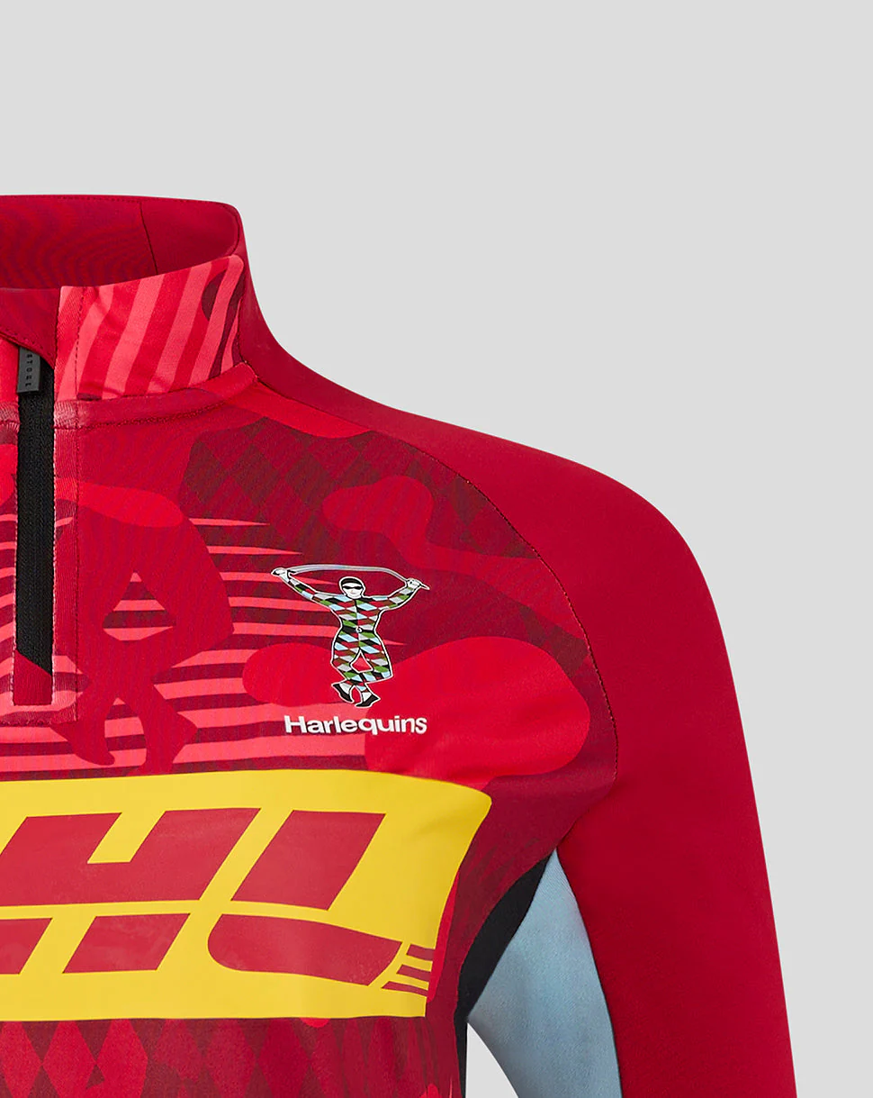 Harlequins Women's 24/25 Matchday 1/4 Zip Midlayer - Image 2