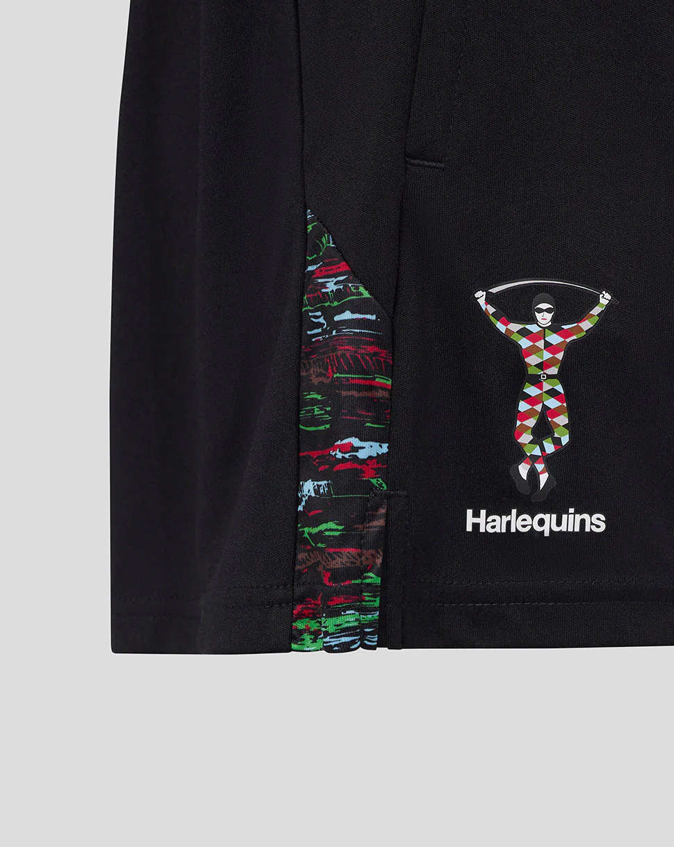 Harlequins Women's 25/26 Training Knit Shorts - Caviar - Image 5