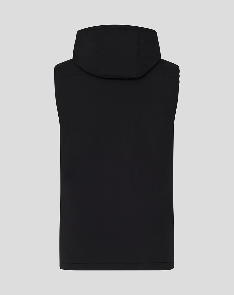 Men's Hooded Gilet - Caviar - Image 3