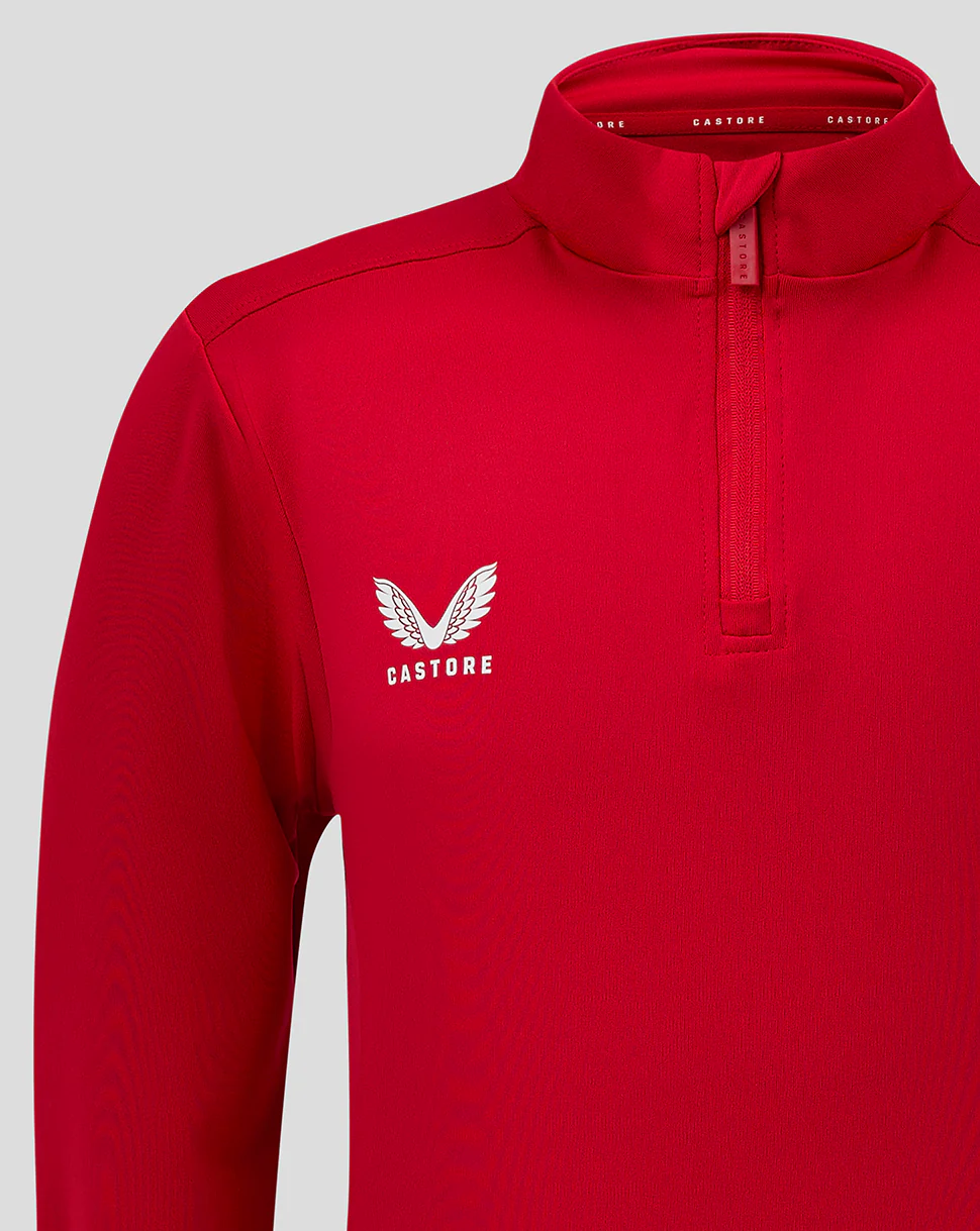 Junior 1/4 Zip - True Red - Image 3