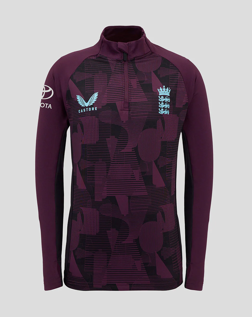 England Cricket Training Junior 1/4 Zip Top 25/26