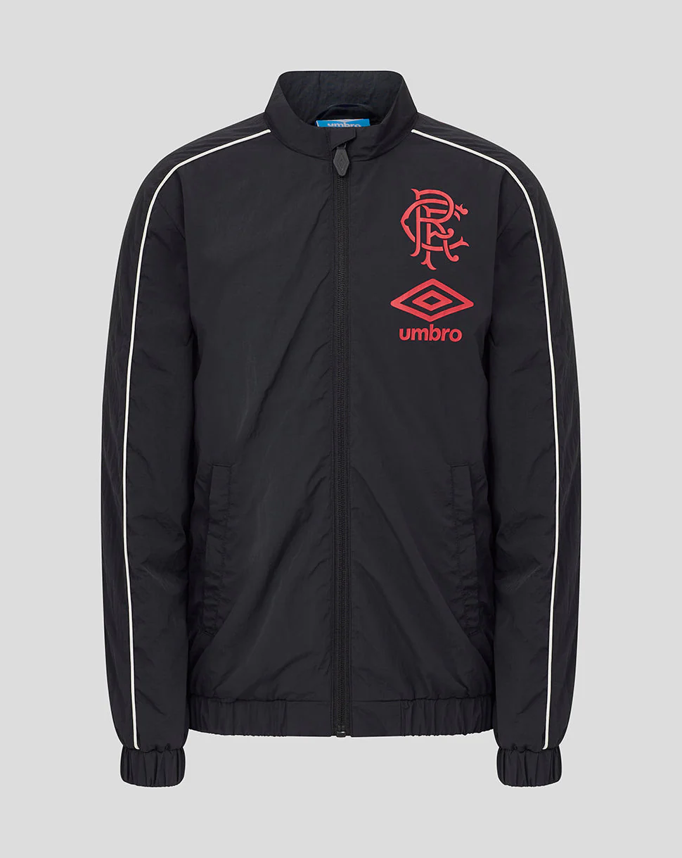 Rangers Junior 25/26 Travel Track Jacket - Caviar