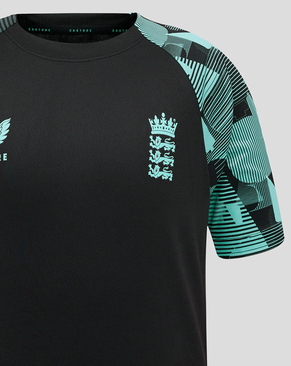 England Cricket Junior 25/26 Ashes Training Short Sleeve Tee - Image 2