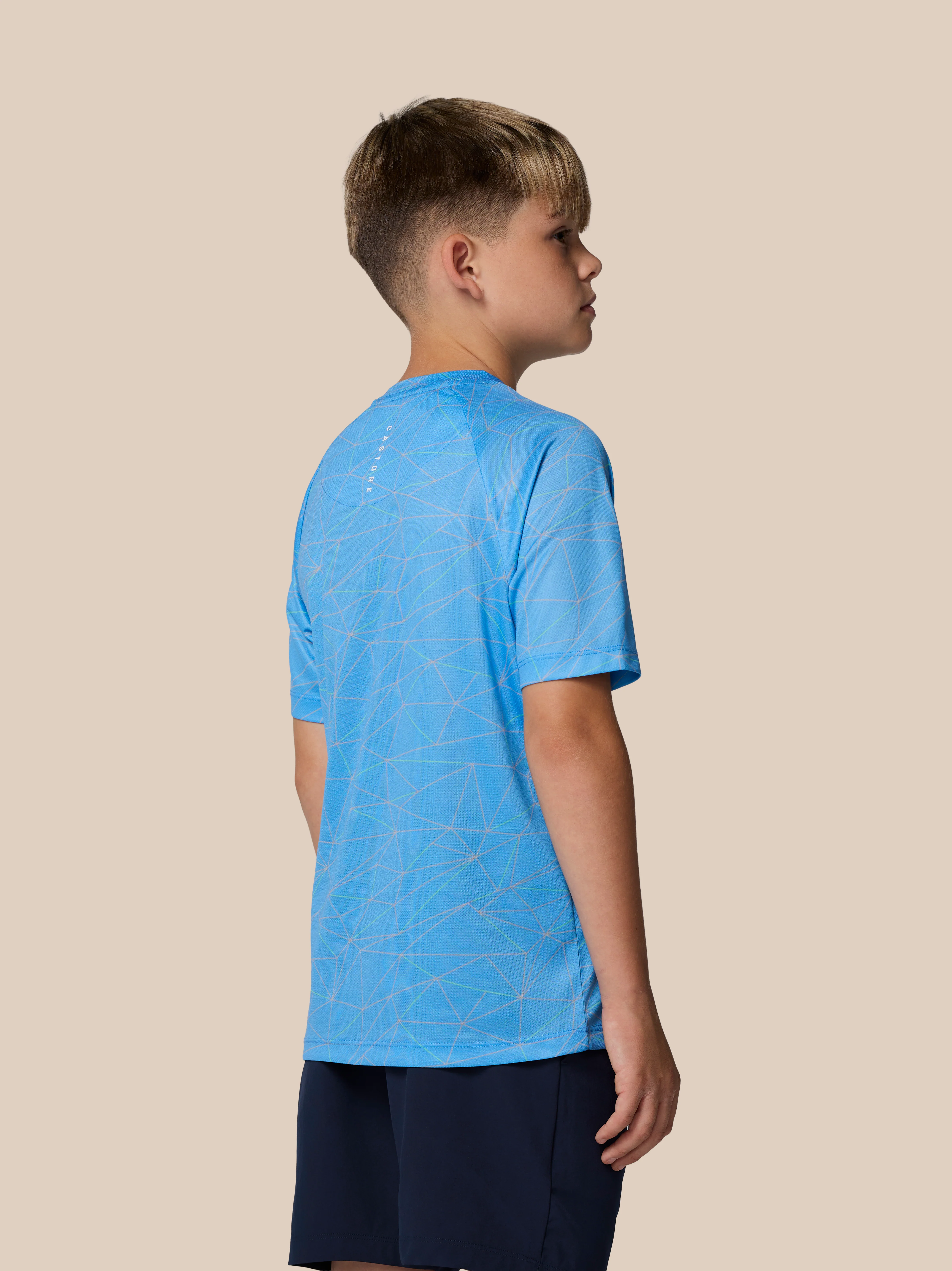 Junior’s Adapt All Over Print Short Sleeve T-Shirt - Cool Blue/Aqua - Image 3