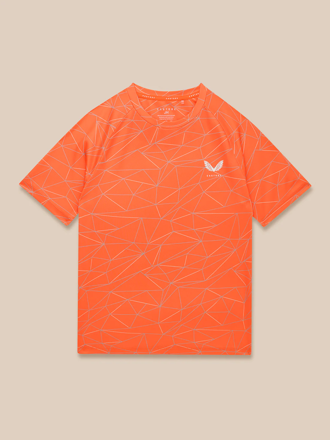 Junior’s Adapt All Over Print Short Sleeve T-Shirt - Bright Orange - Image 9