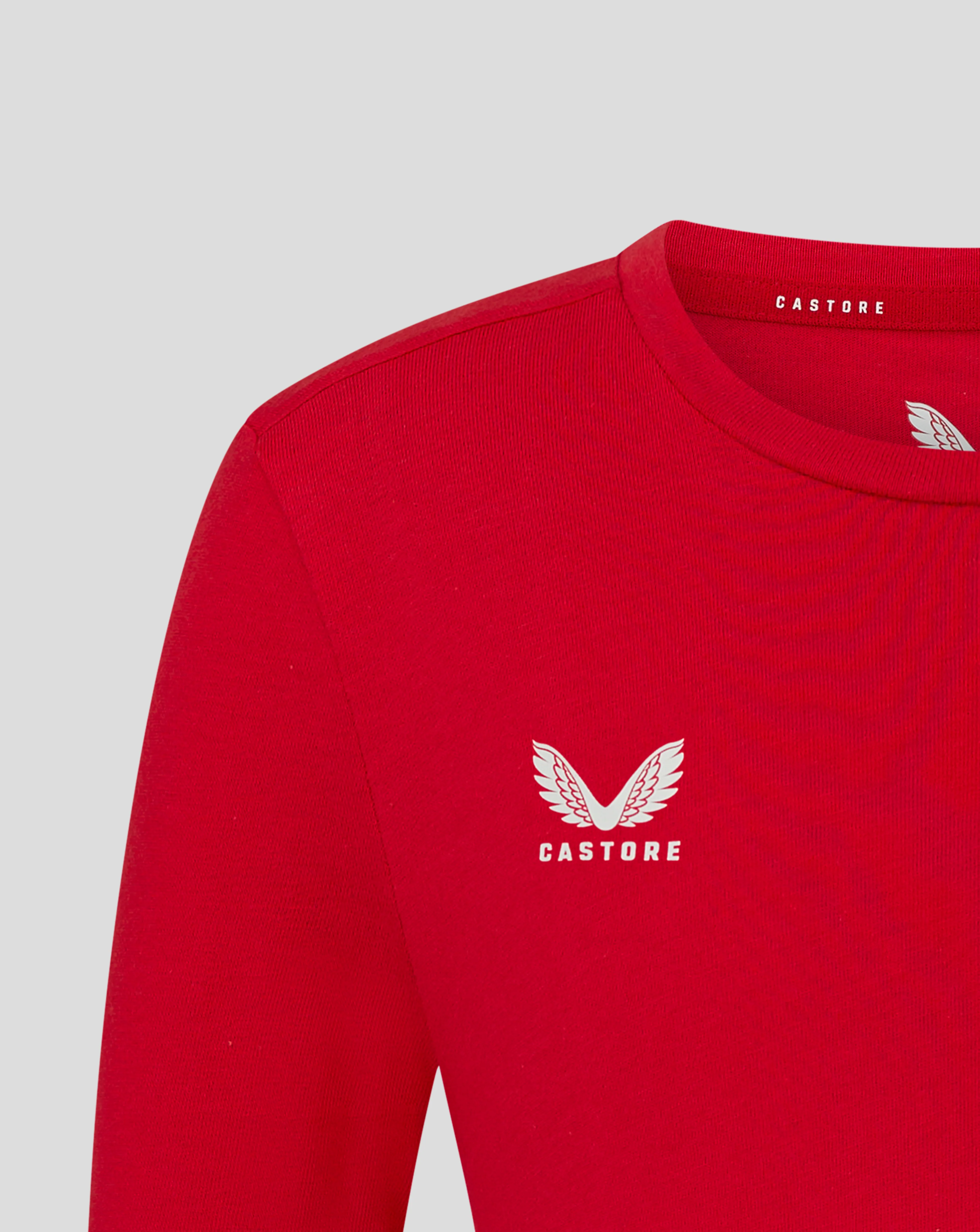 Junior Cotton Leisure Tee - True Red - Image 3