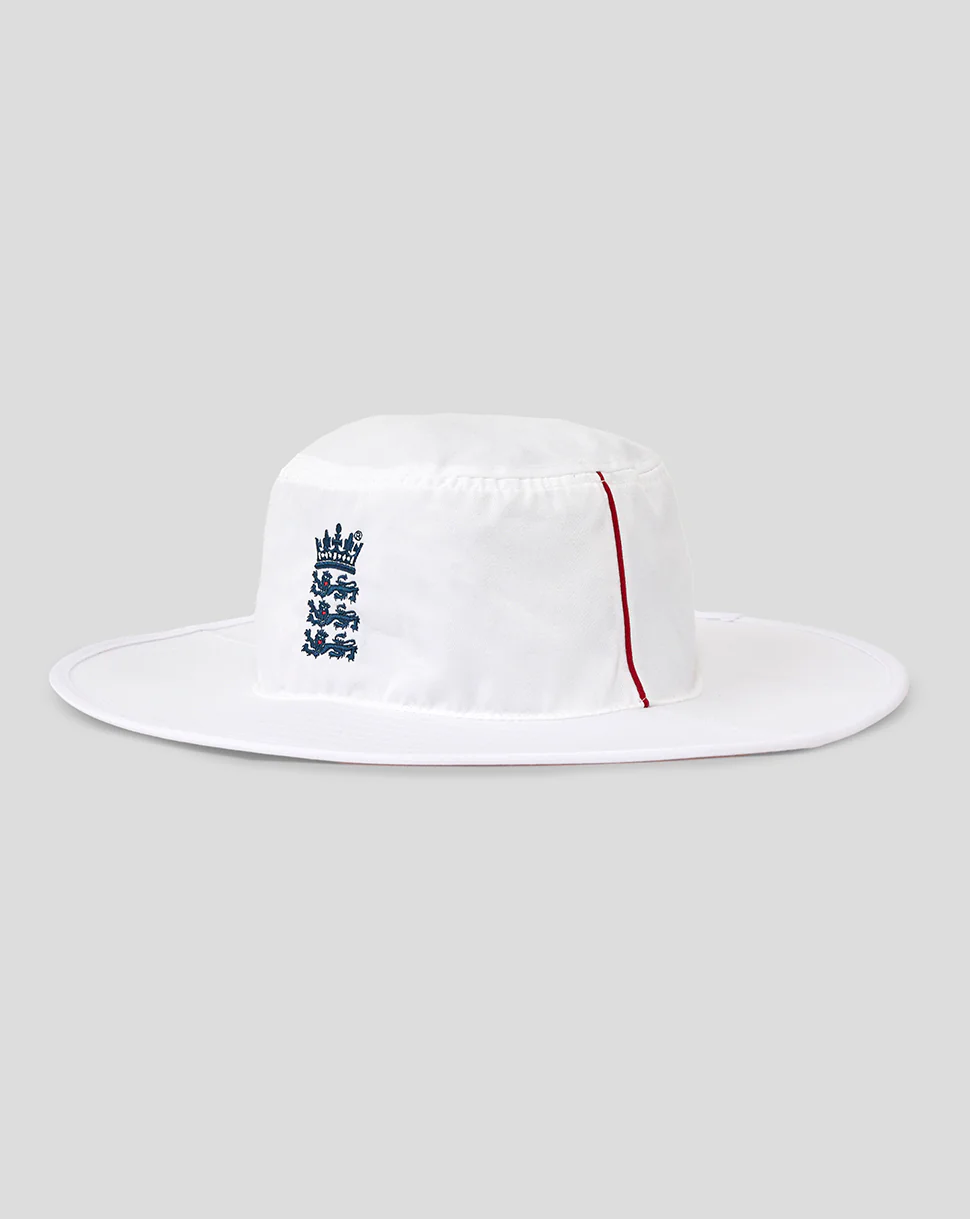 Junior England Cricket 25/26 Test Shirt + Wide Brim Hat - Image 8