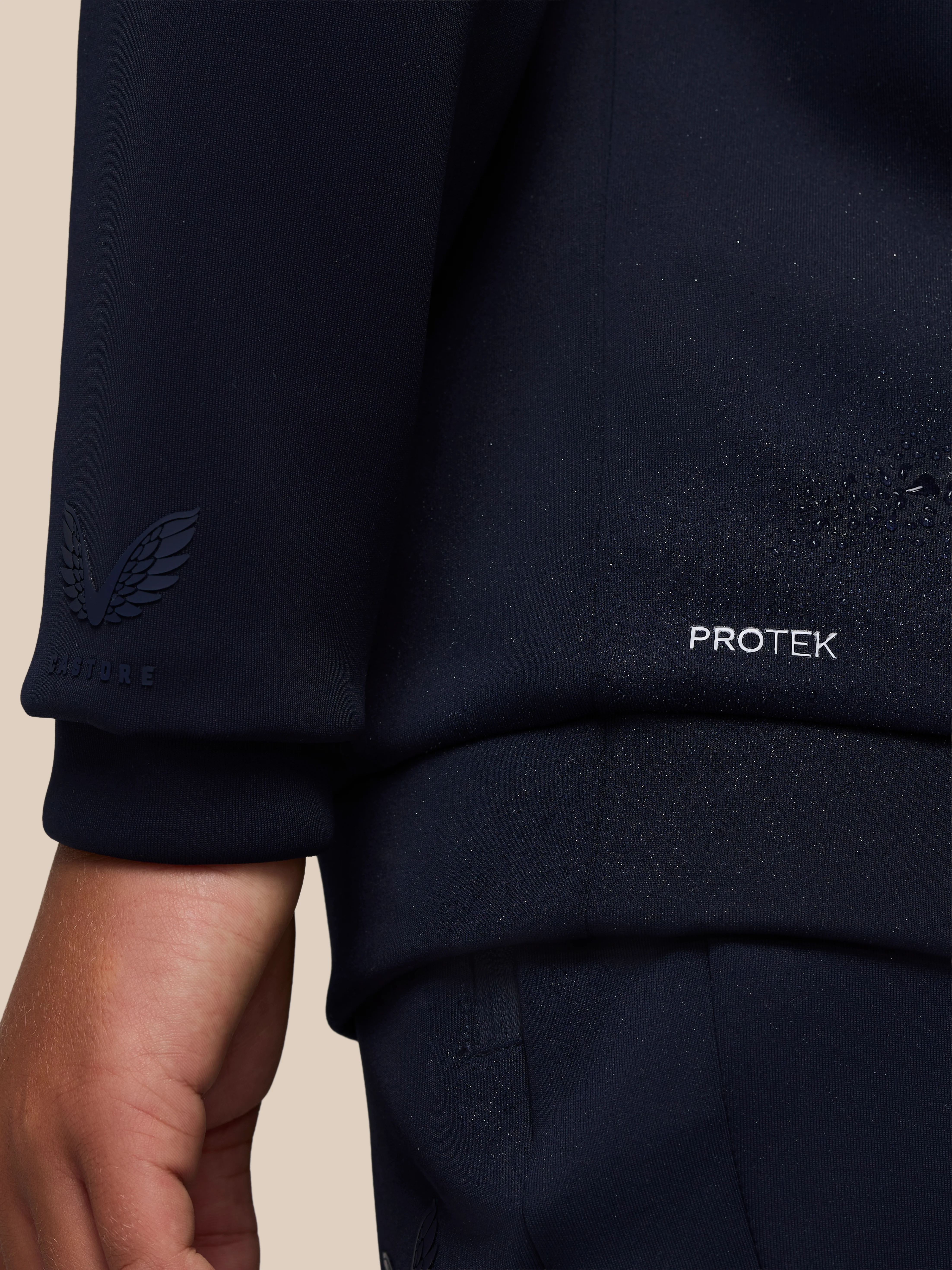 Junior’s Flex Scuba Long Sleeve Hoodie (Unisex) - Navy - Image 9