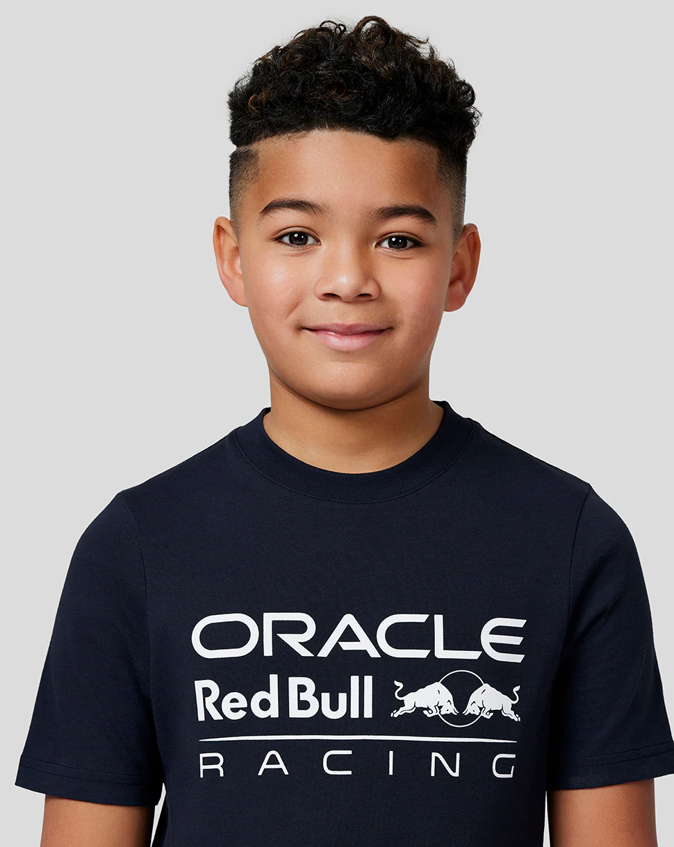 Oracle Red Bull Racing Junior Large Front Logo T-Shirt - Night Sky - Image 10