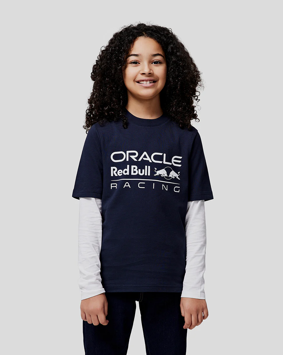 Oracle Red Bull Racing Junior Large Front Logo T-Shirt - Night Sky - Image 11