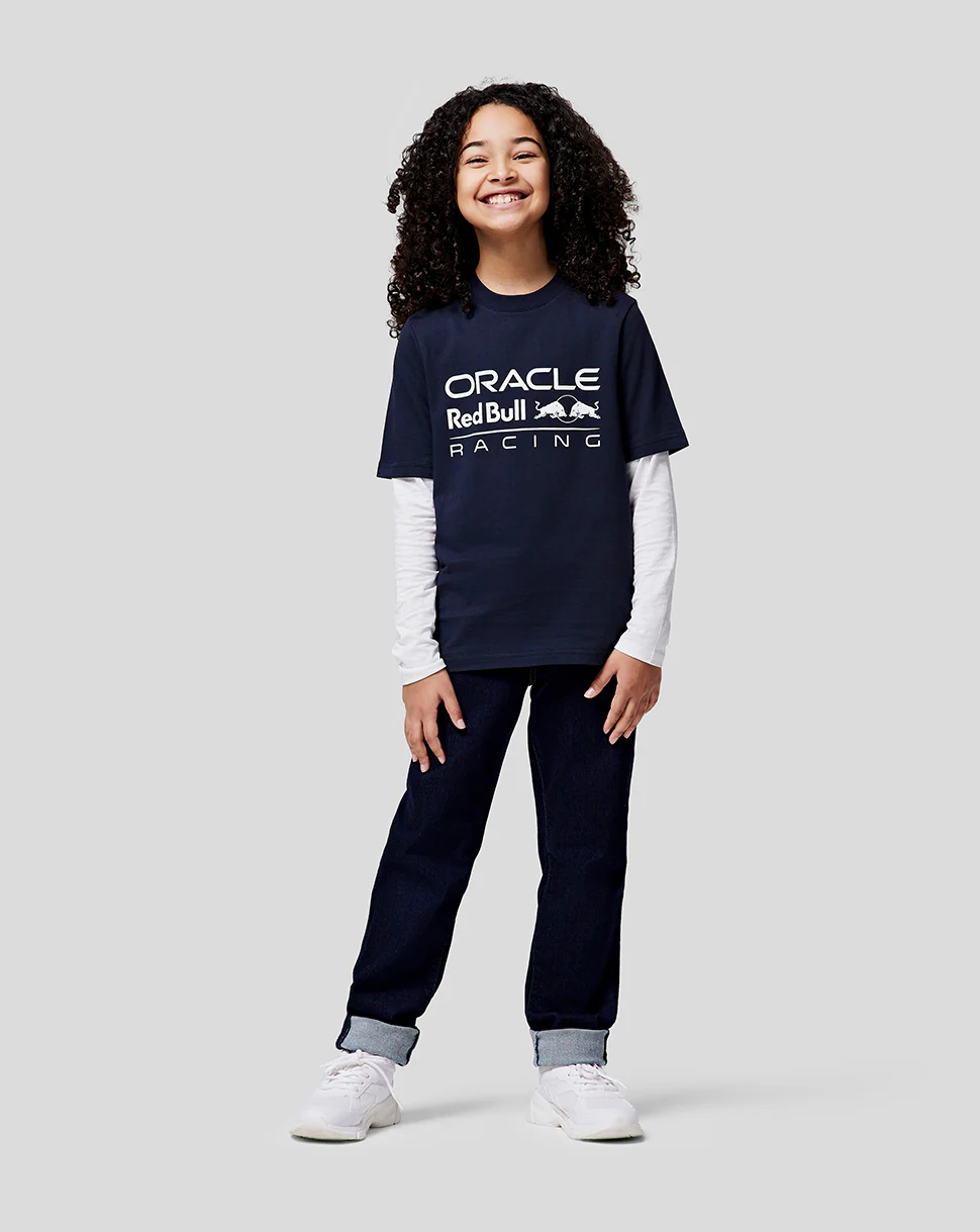 Oracle Red Bull Racing Junior Large Front Logo T-Shirt - Night Sky - Image 14