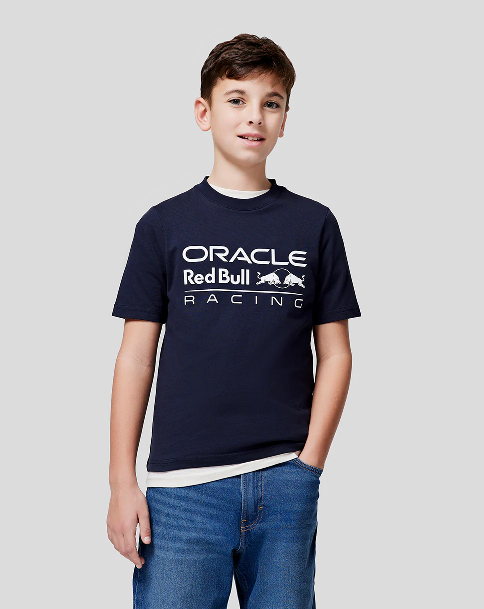 Oracle Red Bull Racing Junior Large Front Logo T-Shirt - Night Sky - Image 5