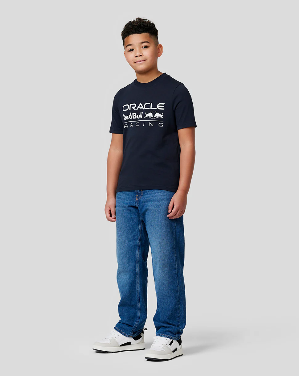Oracle Red Bull Racing Junior Large Front Logo T-Shirt - Night Sky - Image 8