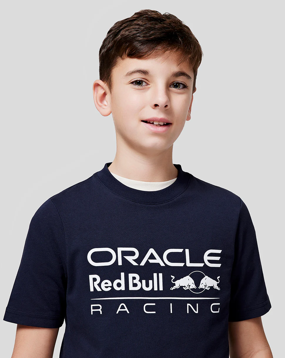 Oracle Red Bull Racing Junior Large Front Logo T-Shirt - Night Sky - Image 9