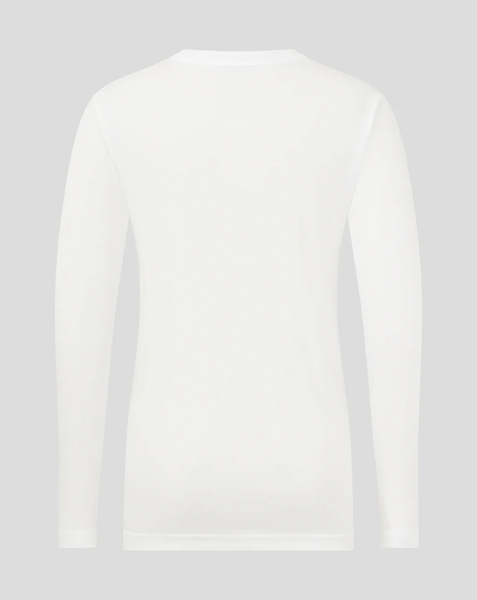 Junior Long Sleeve Performance Tee - White - Image 2