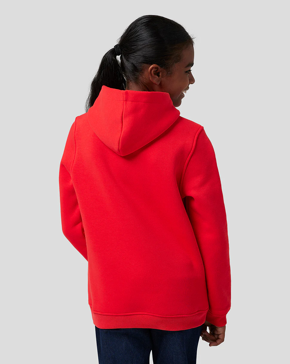 Junior Oracle Red Bull Racing Core Overhead Hoodie - Flame Scarlet - Image 2