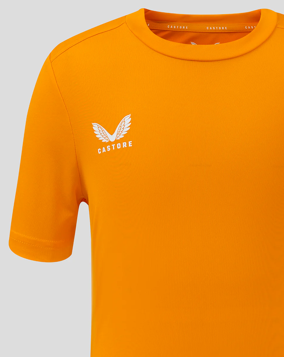 Junior Performance Tee - Bright Marigold - Image 3
