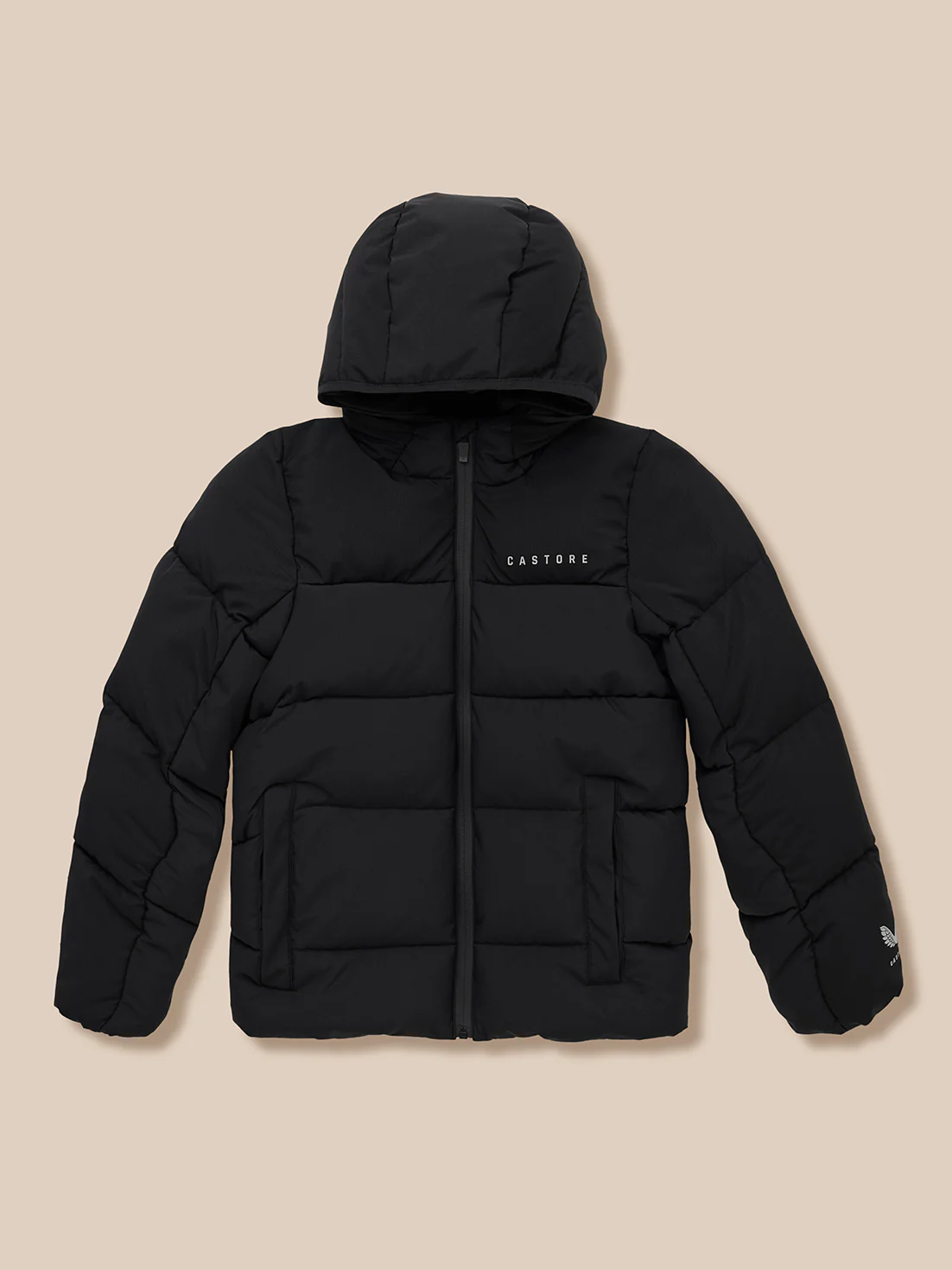 Junior Quilts Lifestyle Puffer Jacket - Black/Mid Grey - Image 9