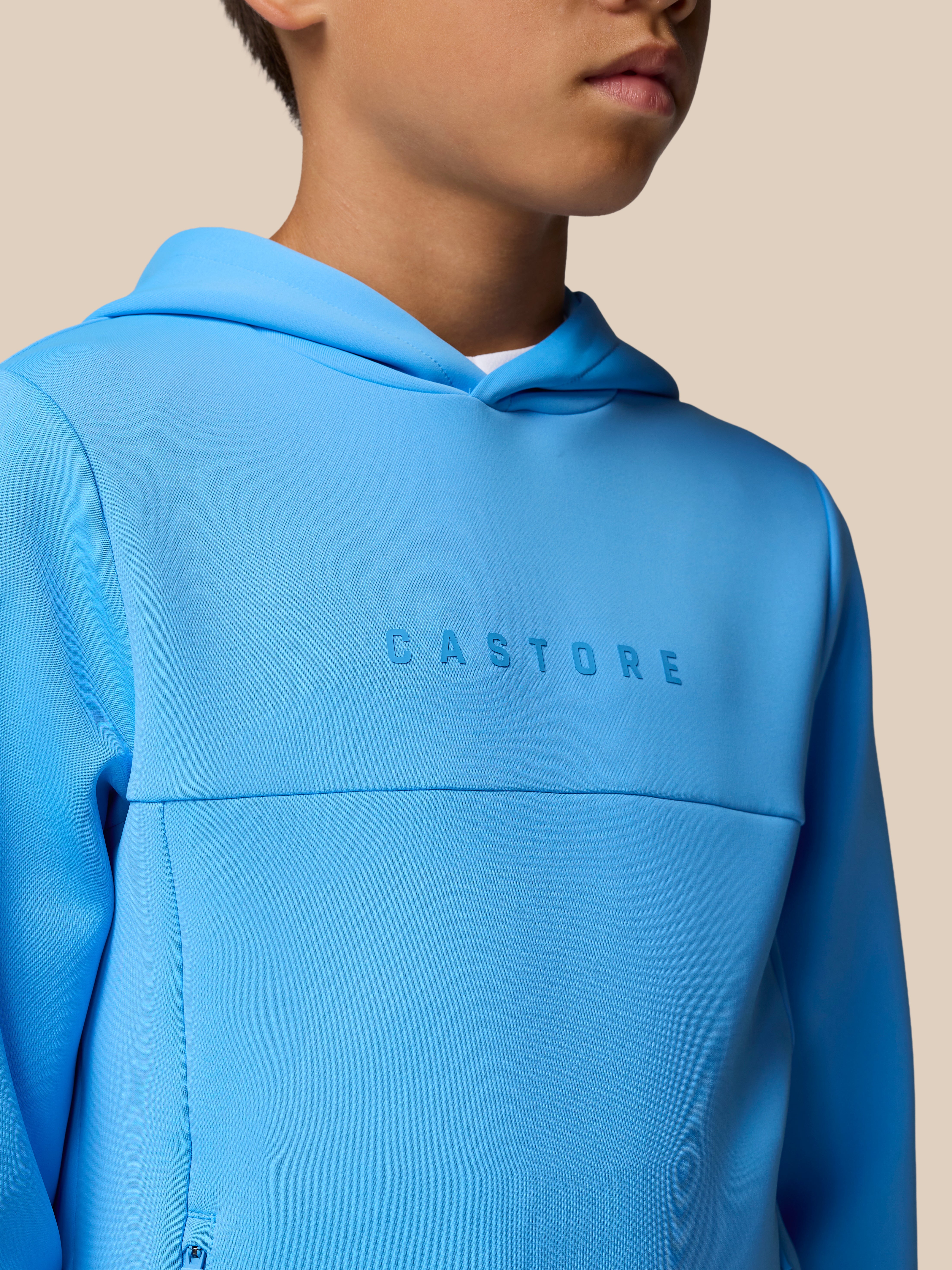 Junior’s Flex Scuba Long Sleeve Hoodie (Unisex) - Cool Blue - Image 8